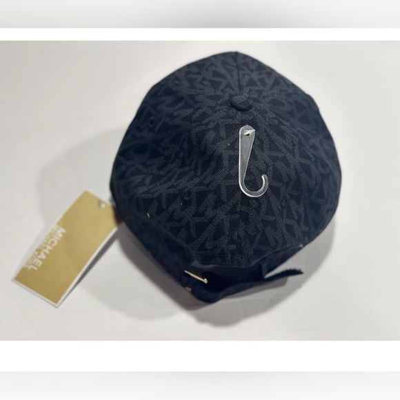 Michael Kors Women All Over Logo / Black  Cotton Cap - One Size - Picture 6 of 9